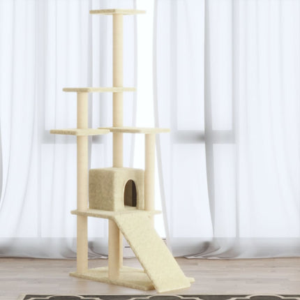 Arbre À Chat Avec Griffoirs En Sisal 155 Cm