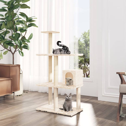Arbre À Chat Avec Griffoirs En Sisal 119 Cm