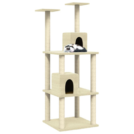 Arbre À Chat Avec Griffoirs En Sisal 141 Cm