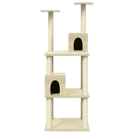 Arbre À Chat Avec Griffoirs En Sisal 141 Cm