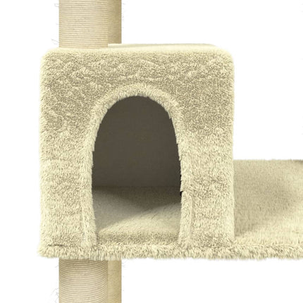 Arbre À Chat Avec Griffoirs En Sisal 141 Cm