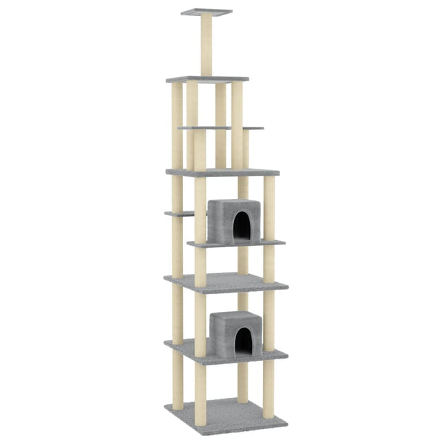 Arbre À Chat Avec Griffoirs En Sisal 216 Cm