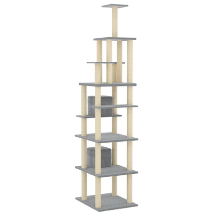 Arbre À Chat Avec Griffoirs En Sisal 216 Cm