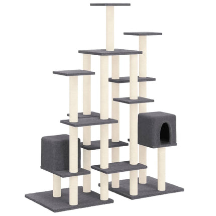 Arbre À Chat Avec Griffoirs En Sisal 145 Cm