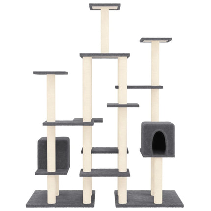 Arbre À Chat Avec Griffoirs En Sisal 145 Cm