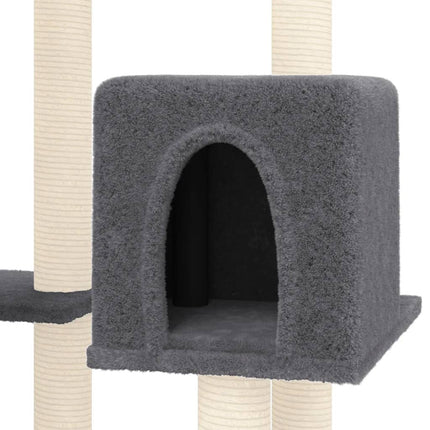 Arbre À Chat Avec Griffoirs En Sisal 145 Cm
