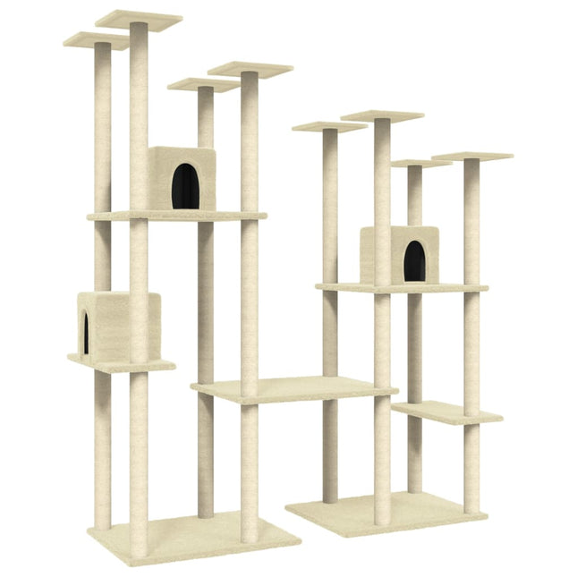 Arbre À Chat Avec Griffoirs En Sisal 174 Cm