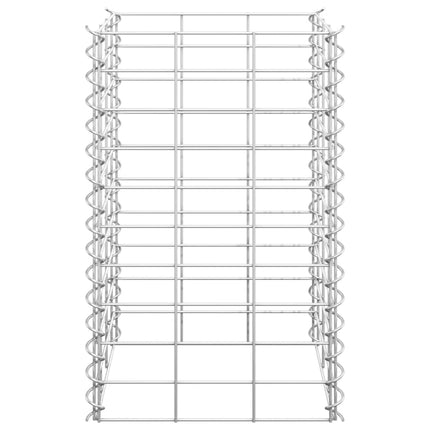 Lits Surélevés En Gabion 3 Pcs 30X30X50 Cm Fer