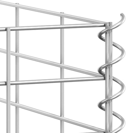 Lits Surélevés En Gabion 3 Pcs 30X30X50 Cm Fer