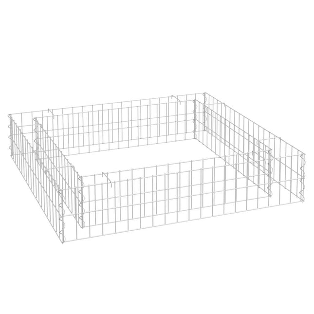 Lit Surélevé À Gabion Acier Galvanisé