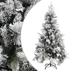 Sapin De Noël À Flocons De Neige Et Pommes De Pin 150 Cm Pvc/Pe
