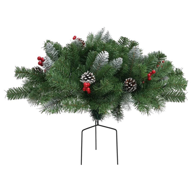 Sapin De Noël Artificiel D'allée Vert 40 Cm Pvc