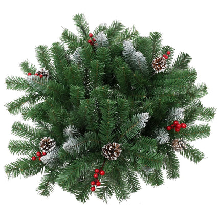 Sapin De Noël Artificiel D'allée Vert 40 Cm Pvc