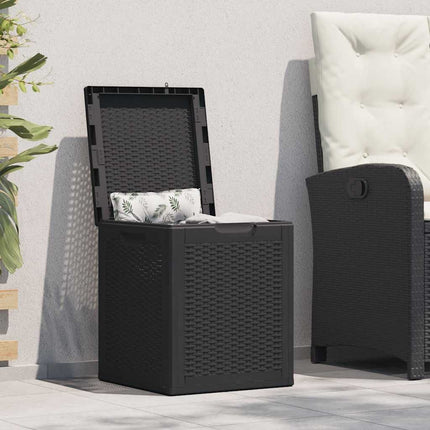 Boîte De Rangement De Jardin Pp Rotin