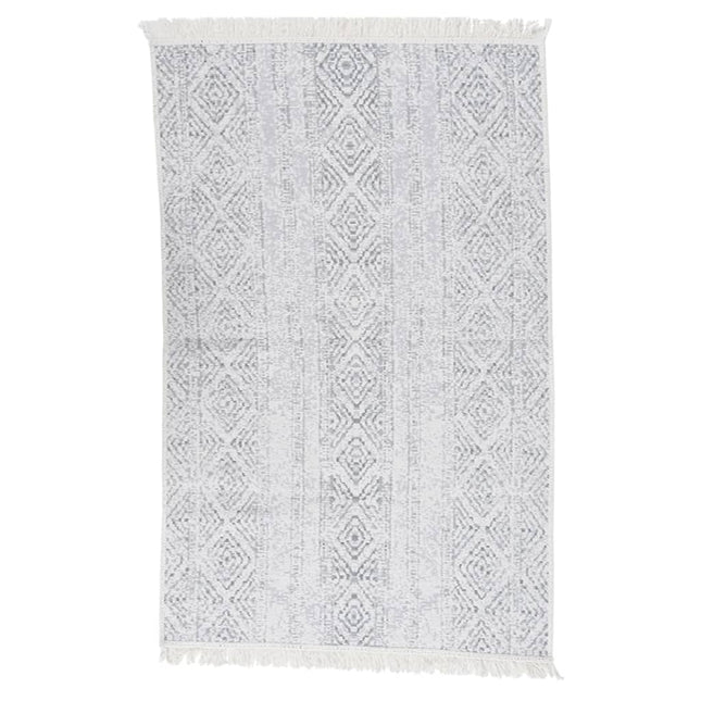 Tapis Gris Clair Coton