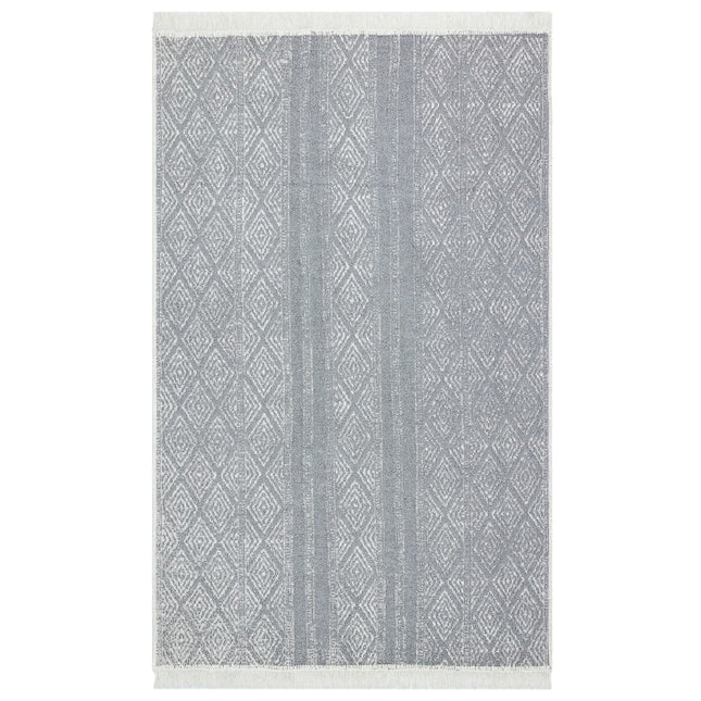 Tapis Gris Clair Coton