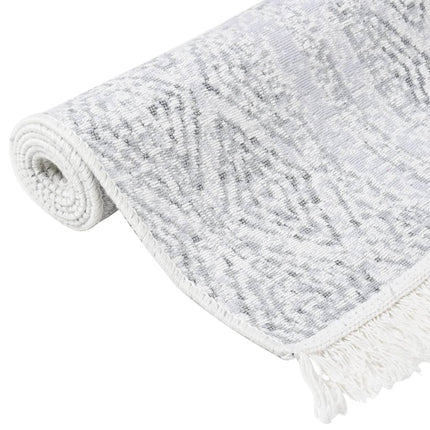 Tapis Gris Clair Coton