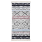 Tapis Rose Et Aqua Coton