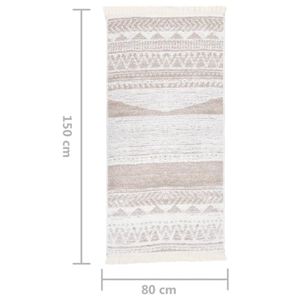 Tapis Beige Coton
