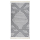Tapis Gris Foncé Coton