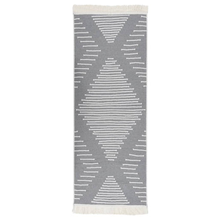 Tapis Gris Foncé Coton
