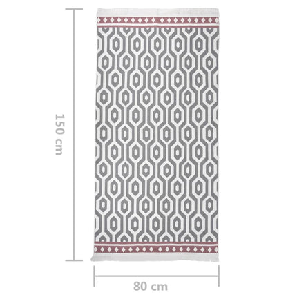 Tapis Gris Coton