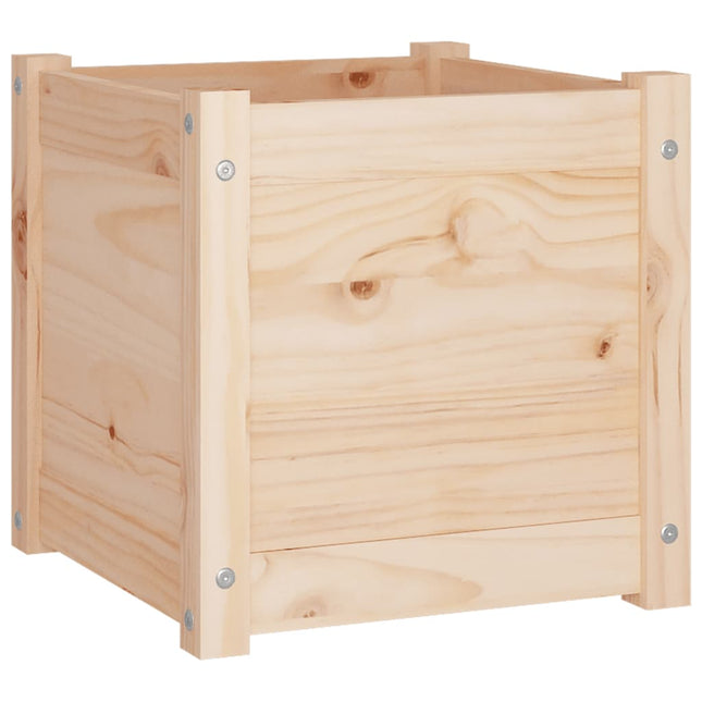 Jardinière 40X40X40 Cm Bois De Pin Massif