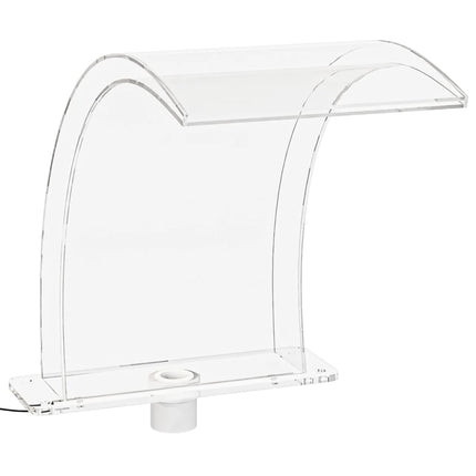 Fontaine De Piscine Avec Led Rvb Acrylique 50 Cm