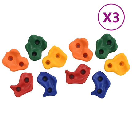 20 Pcs Pierres D'escalade Multicolore Pe