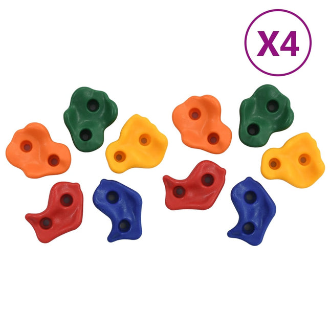 20 Pcs Pierres D'escalade Multicolore Pe