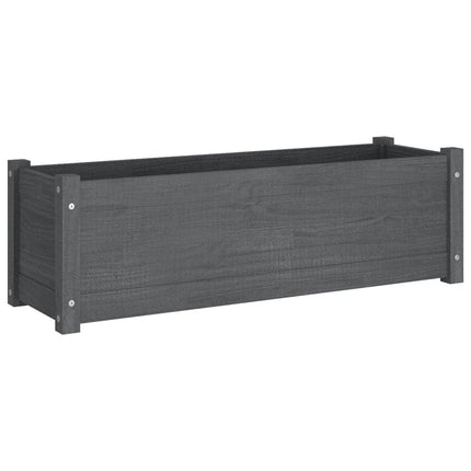 Jardinière D'extérieur 100X31X31 Cm Bois De Pin Massif