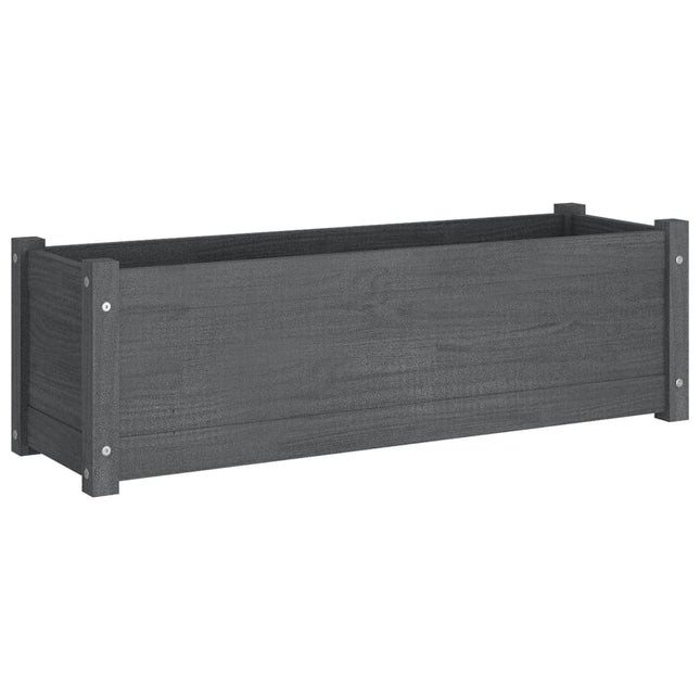Jardinière D'extérieur 100X31X31 Cm Bois De Pin Massif