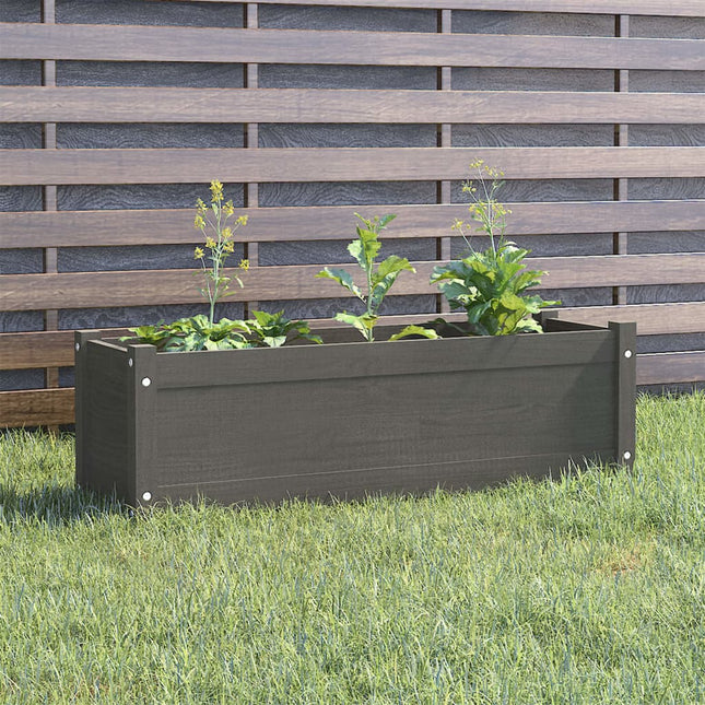 Jardinière D'extérieur 100X31X31 Cm Bois De Pin Massif