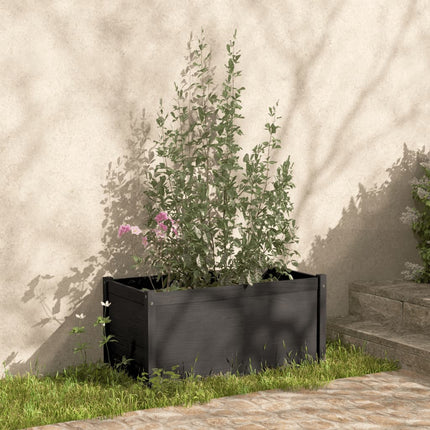 Jardinière 100X50X50 Cm Bois De Pin Massif