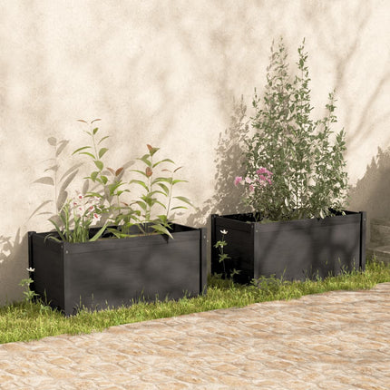 Jardinière 100X50X50 Cm Bois De Pin Massif