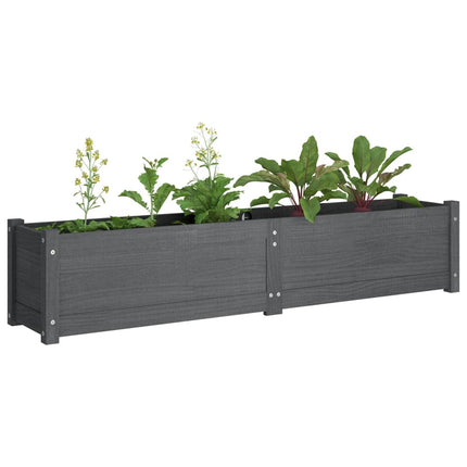 Lit Surélevé De Jardin 150X31X31 Cm Bois De Sapin Massif