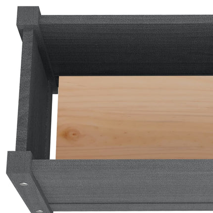 Lit Surélevé De Jardin 150X31X31 Cm Bois De Sapin Massif