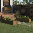 Lit Surélevé De Jardin 150X31X31 Cm Bois De Sapin Massif