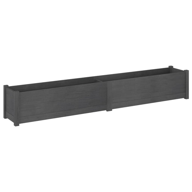 Jardinière D'extérieur 200X31X31 Cm Bois De Pin Massif