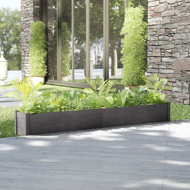 Jardinière D'extérieur 200X31X31 Cm Bois De Pin Massif