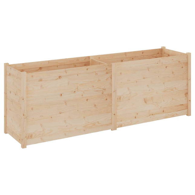 Jardinière D'extérieur 200X50X70 Cm Bois De Pin Massif