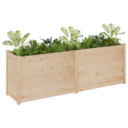Jardinière D'extérieur 200X50X70 Cm Bois De Pin Massif