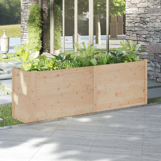 Jardinière D'extérieur 200X50X70 Cm Bois De Pin Massif
