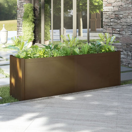 Jardinière D'extérieur 200X50X70 Cm Bois De Pin Massif