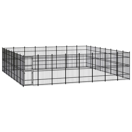 Chenil D'extérieur Pour Chiens Acier 8,29 M²