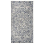 Motif bleu / 80 x 150 cm