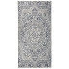 Motif bleu / 100 x 200 cm