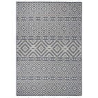 Rayures bleues / 160 x 230 cm