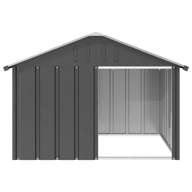 Niche Pour Chien 116,5X103X81,5 Cm Acier Galvanisé