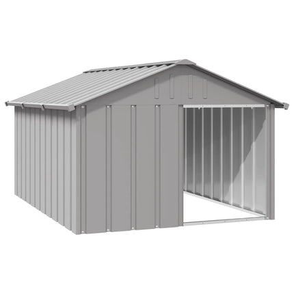 Niche Pour Chien 116,5X103X81,5 Cm Acier Galvanisé